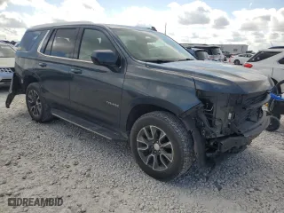 2021 Chevrolet Tahoe LS with VIN 1GNSCMED7MR413335, listed as a Copart auction lot 72067984 with 47,795 mi miles and Salvage Title. Bid and sale history available at carsss.com. Image 4.
