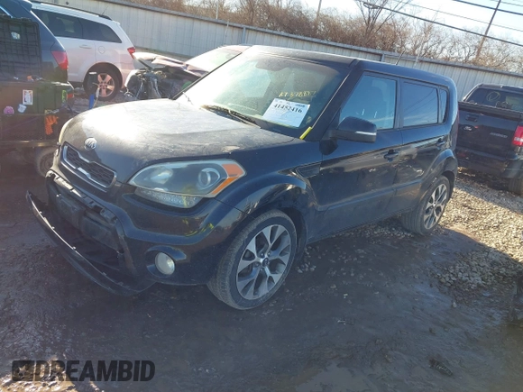 2013 Kia Soul ! with VIN KNDJT2A6XD7539247, listed as a IAAI auction lot 41452416 with 378,887 mi miles. Bid and sale history available at carsss.com. Image 17.