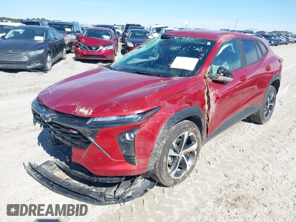 2024 Chevrolet Trax 1RS with VIN KL77LGE28RC201520, listed as a IAAI auction lot 41854028 with 20,737 mi miles. Bid and sale history available at carsss.com. Image 18.