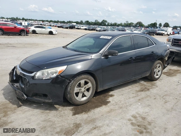 2015 Chevrolet Malibu LT with VIN 1G11C5SL8FF330371, listed as a Copart auction lot 53512324 with 156,387 mi miles and Salvage Title. Bid and sale history available at carsss.com. Image 1.