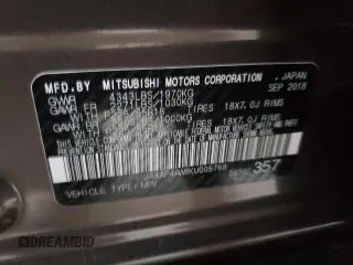 2019 Mitsubishi Outlander Sport GT 2.4 with VIN JA4AP4AW8KU005768, listed as a Copart auction lot 79480614 with 91,920 mi miles and Salvage Title. Bid and sale history available at carsss.com. Image 13.