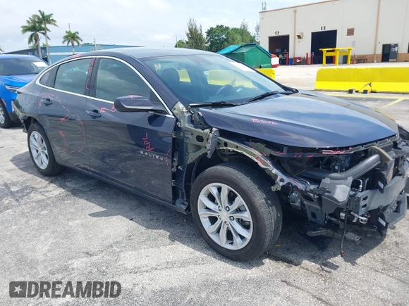 2025 Chevrolet Malibu LT with VIN 1G1ZD5ST8SF134246, listed as a IAAI auction lot 42247999 with 15,679 mi miles and . Bid and sale history available at DreamBid. Image 1.