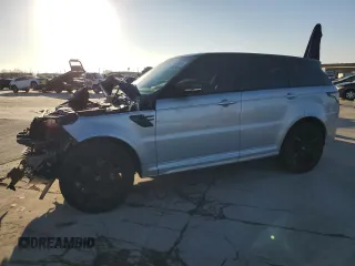 2022 Land Rover Range Rover Sport SVR with VIN SALWZ2RE0NA231341, listed as a Copart auction lot 85320344 with 32,573 mi miles and Salvage Title. Bid and sale history available at DreamBid. Image 1.
