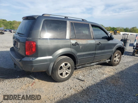 2003 Honda Pilot EX with VIN 2HKYF18583H527685, listed as a Copart auction lot 51759885 with 289,615 mi miles and Salvage Title. Bid and sale history available at DreamBid. Image 3.