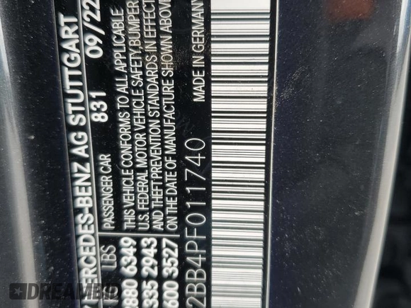 2023 Mercedes-Benz EQE 350+ z VIN W1KEG2BB4PF011740, wystawiony jako Copart lot #53811655 z przebiegiem 31 981 mil mil oraz Szkoda całkowita • Salvage title. Historia ofert i sprzedaży dostępna na DreamBid. Obrazek 12.
