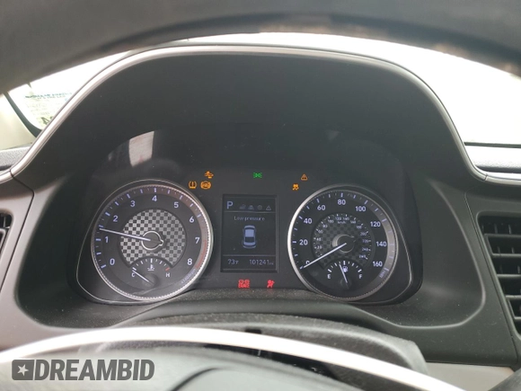 2020 Hyundai Elantra SEL with VIN 5NPD84LF7LH505798, listed as a Copart auction lot 46930335 with 101,241 mi miles and Salvage Title. Bid and sale history available at carsss.com. Image 9.