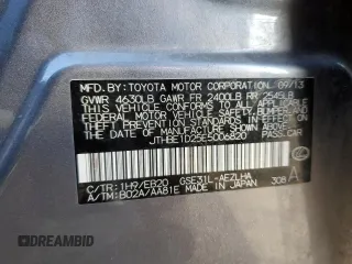 2014 Lexus IS 350 z VIN JTHBE1D25E5006820, wystawiony jako Copart lot #49292525 z przebiegiem 110 277 mil mil oraz Szkoda całkowita • Salvage title. Historia ofert i sprzedaży dostępna na DreamBid. Obrazek 12.