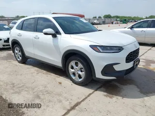 2023 Honda HR-V LX with VIN 3CZRZ1H34PM716838, listed as a IAAI auction lot 41946033 with 24,958 mi miles and . Bid and sale history available at DreamBid. Image 1.