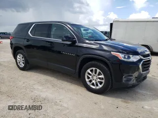 2018 Chevrolet Traverse LS with VIN 1GNERFKW8JJ136279, listed as a Copart auction lot 69132134 with 138,504 mi miles and Non Repairable. Bid and sale history available at carsss.com. Image 4.
