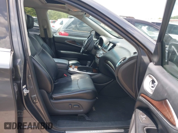 2013 Infiniti JX35 with VIN 5N1AL0MM9DC350915, listed as a IAAI auction lot 42076964 with 162,617 mi miles. Bid and sale history available at carsss.com. Image 5.