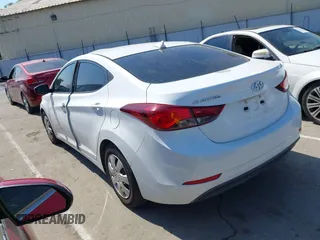 2016 Hyundai Elantra SE with VIN 5NPDH4AE0GH751799, listed as a IAAI auction lot 42148555 with 189,963 mi miles and . Bid and sale history available at DreamBid. Image 3.
