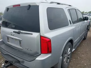 2008 Infiniti QX56 with VIN 5N3AA08D88N908495, listed as a IAAI auction lot 41832061 with Not Provided miles and . Bid and sale history available at carsss.com. Image 4.