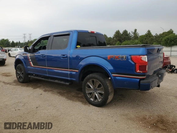 2018 Ford F-150 XL with VIN 1FTEW1EGXJFE00890, listed as a Copart auction lot 58517035 with Not provided miles and Salvage title. Bid and sale history available at DreamBid. Image 2.
