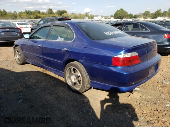 2003 Acura TL Type S with VIN 19UUA56843A064776, listed as a Copart auction lot 73772424 with 142,440 mi miles and Salvage Title. Bid and sale history available at carsss.com. Image 2.