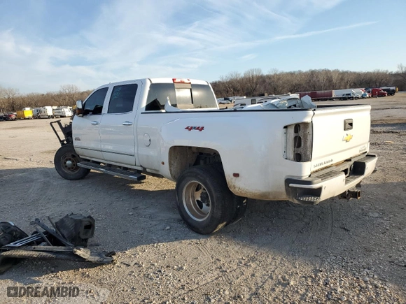 2018 Chevrolet Silverado 3500HD High Country with VIN 1GC4K1EY7JF225224, listed as a Copart auction lot 39800194 with 0 mi miles and Salvage Title. Bid and sale history available at carsss.com. Image 2.