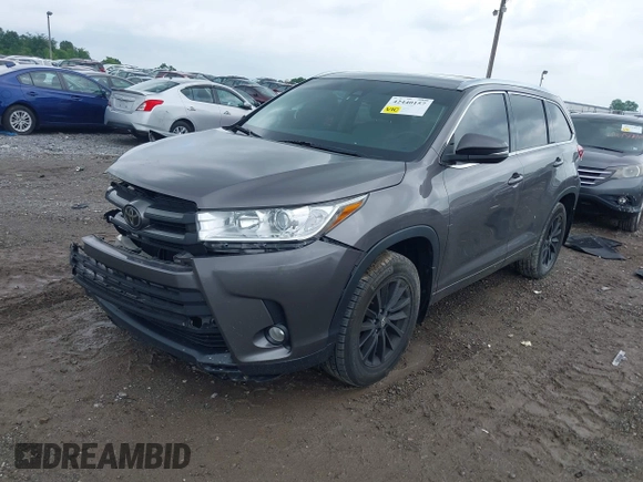 2017 Toyota Highlander XLE with VIN 5TDJZRFH6HS417613, listed as a IAAI auction lot 42440157 with 84,480 mi miles and . Bid and sale history available at DreamBid. Image 2.