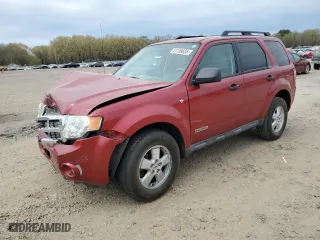 2008 Ford Escape XLT with VIN 1FMCU03188KE75283, listed as a Copart auction lot 51109655 with 0 mi miles and Salvage Title. Bid and sale history available at carsss.com. Image 1.