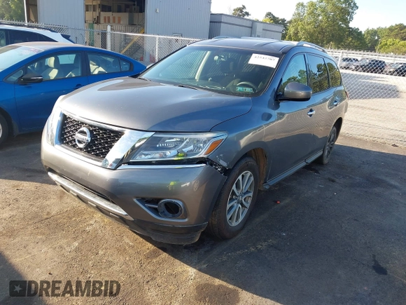 2016 Nissan Pathfinder SL with VIN 5N1AR2MM1GC653217, listed as a IAAI auction lot 42542707 with 131,613 mi miles and . Bid and sale history available at DreamBid. Image 2.