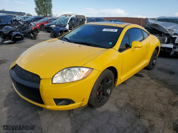 2009 Mitsubishi Eclipse GS with VIN 4A3AK24F89E021202, listed as a Copart auction lot 74162734 with 95,719 mi miles and Salvage Title. Bid and sale history available at carsss.com. Image 1.