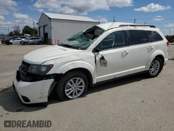 2018 Dodge Journey SXT with VIN 3C4PDDBG6JT141759, listed as a Copart auction lot 53974645 with 142,335 mi miles and Salvage title. Bid and sale history available at DreamBid. Image 1.