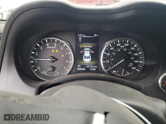 2019 Infiniti Q50 Luxe with VIN JN1EV7AR2KM558377, listed as a Copart auction lot 78653744 with 133,762 mi miles and Salvage Title. Bid and sale history available at DreamBid. Image 9.