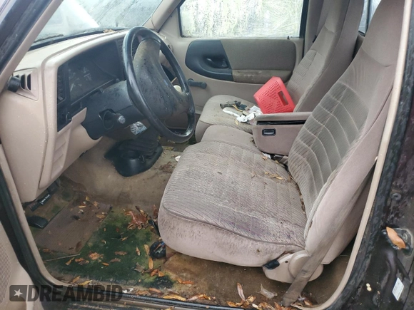 1993 Ford Ranger Splash with VIN 1FTCR10A1PUD05883, listed as a Copart auction lot 80445544 with 6,156 mi miles and Salvage title. Bid and sale history available at DreamBid. Image 7.