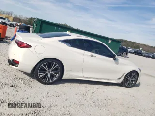 2021 Infiniti Q60 Luxe with VIN JN1EV7KK0MM410099, listed as a Copart auction lot 48942315 with 34,017 mi miles and Salvage Title. Bid and sale history available at DreamBid. Image 3.