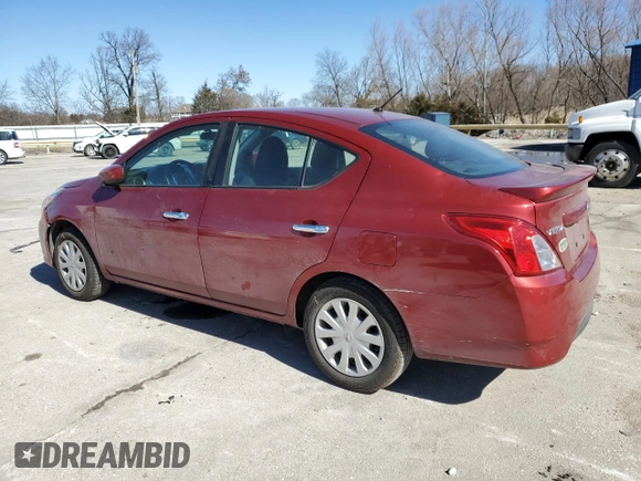 2018 Nissan Versa Sedan SV with VIN 3N1CN7AP7JK442869, listed as a Copart auction lot 47248545 with 145,686 mi miles and Salvage Title. Bid and sale history available at carsss.com. Image 2.