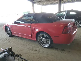 2004 Ford Mustang Deluxe with VIN 1FAFP44614F205380, listed as a Copart auction lot 48731725 with 125,616 mi miles and Salvage Title. Bid and sale history available at carsss.com. Image 2.