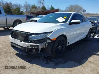 2020 Honda Civic Si Coupe with VIN 2HGFC3A56LH751909, listed as a IAAI auction lot 41742310 with 51,434 mi miles. Bid and sale history available at carsss.com. Image 18.