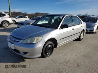 2004 Honda Civic VP with VIN 2HGES16344H616696, listed as a Copart auction lot 60273924 with 163,378 mi miles and Salvage Title. Bid and sale history available at carsss.com. Image 1.