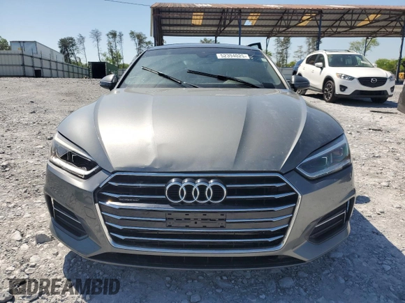 2019 Audi A5 Sportback Premium with VIN WAUANCF55KA051157, listed as a Copart auction lot 52394025 with 114,213 mi miles and Clean Title. Bid and sale history available at carsss.com. Image 5.