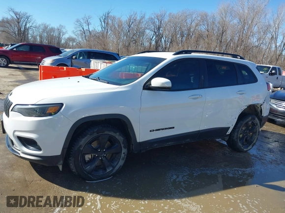 2020 Jeep Cherokee Altitude with VIN 1C4PJMLN5LD541214, listed as a IAAI auction lot 41663841 with 80,097 mi miles. Bid and sale history available at carsss.com. Image 14.
