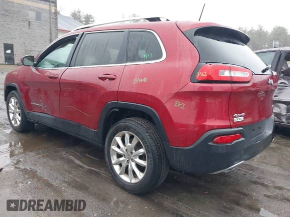2016 Jeep Cherokee Limited z VIN 1C4PJMDB1GW332826, wystawiony jako IAAI lot #41924392 z przebiegiem 61 850 mil mil oraz . Historia ofert i sprzedaży dostępna na DreamBid. Obrazek 3.