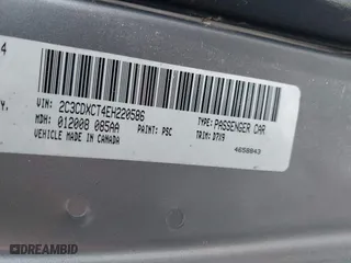 2014 Dodge Charger RT Plus with VIN 2C3CDXCT4EH220586, listed as a IAAI auction lot 42044918 with 199,304 mi miles. Bid and sale history available at carsss.com. Image 9.
