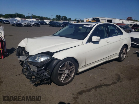 2012 Mercedes-Benz C 300 Sport with VIN WDDGF8BB3CR191350, listed as a Copart auction lot 69583404 with 116,462 mi miles and Salvage title. Bid and sale history available at DreamBid. Image 1.