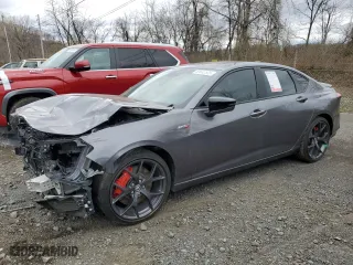 2023 Acura TLX Type S w/Performance Tire with VIN 19UUB7F96PA000620, listed as a Copart auction lot 53602525 with 25,853 mi miles and Salvage Title. Bid and sale history available at carsss.com. Image 1.