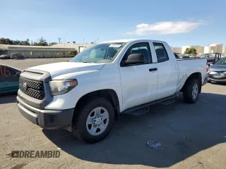 2018 Toyota Tundra 2WD SR with VIN 5TFRM5F12JX126362, listed as a Copart auction lot 75850124 with 101,944 mi miles and Salvage Title. Bid and sale history available at carsss.com. Image 1.
