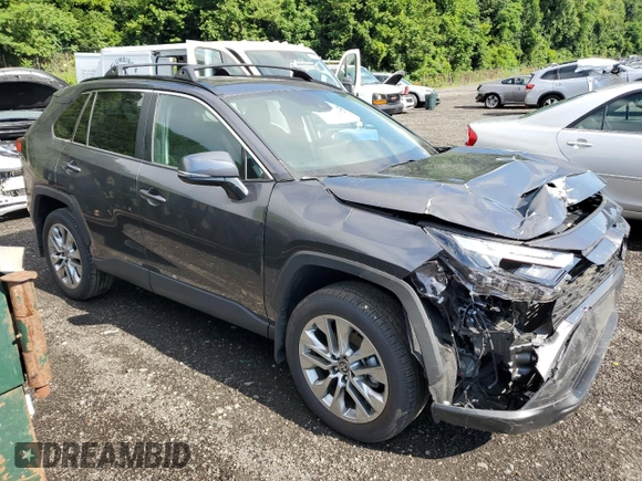 2024 Toyota RAV4 XLE Premium with VIN 2T3C1RFV1RC284430, listed as a Copart auction lot 65069965 with 4,688 mi miles and Salvage title. Bid and sale history available at DreamBid. Image 4.