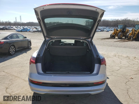2022 Audi e-tron Premium Plus with VIN WA1LAAGE3NB033307, listed as a Copart auction lot 45680685 with 36,127 mi miles and Salvage Title. Bid and sale history available at DreamBid. Image 6.