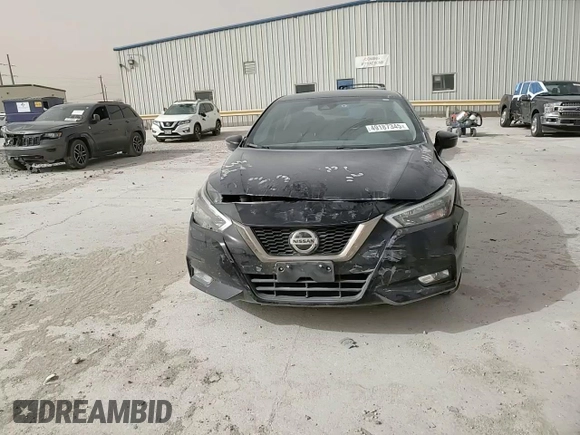 2020 Nissan Versa SR with VIN 3N1CN8FVXLL803506, listed as a Copart auction lot 49187345 with 39,957 mi miles and Salvage Title. Bid and sale history available at carsss.com. Image 10.