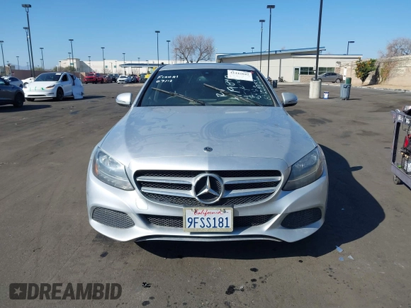 2018 Mercedes-Benz C 300 with VIN 55SWF4JB4JU240069, listed as a IAAI auction lot 41442042 with Not Provided miles and . Bid and sale history available at carsss.com. Image 12.