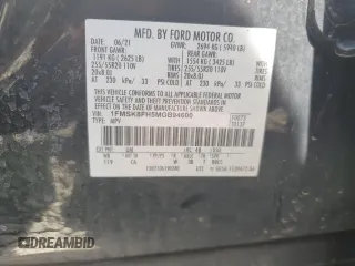 2021 Ford Explorer Limited with VIN 1FMSK8FH5MGB94600, listed as a Copart auction lot 49159405 with 84,868 mi miles and Salvage Title. Bid and sale history available at carsss.com. Image 15.