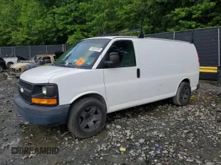 2013 Chevrolet Express Cargo with VIN 1GCSGAFX5D1164407, listed as a Copart auction lot 56353205 with 166,202 mi miles and Salvage title. Bid and sale history available at DreamBid. Image 1.