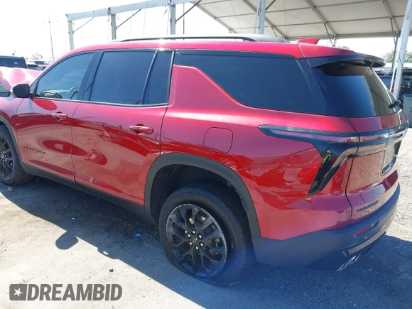 2024 Chevrolet Traverse FWD LT with VIN 1GNERGKS9RJ148567, listed as a IAAI auction lot 42233710 with 17,536 mi miles and . Bid and sale history available at DreamBid. Image 3.
