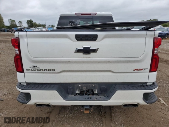 2021 Chevrolet Silverado 1500 RST with VIN 3GCUYEEL7MG466214, listed as a Copart auction lot 72216814 with 68,831 mi miles and Salvage Title. Bid and sale history available at carsss.com. Image 6.