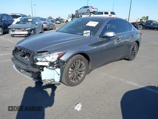2024 Infiniti Q50 Luxe with VIN JN1EV7BP4RM601527, listed as a IAAI auction lot 41479566 with 1,588 mi miles and . Bid and sale history available at DreamBid. Image 2.