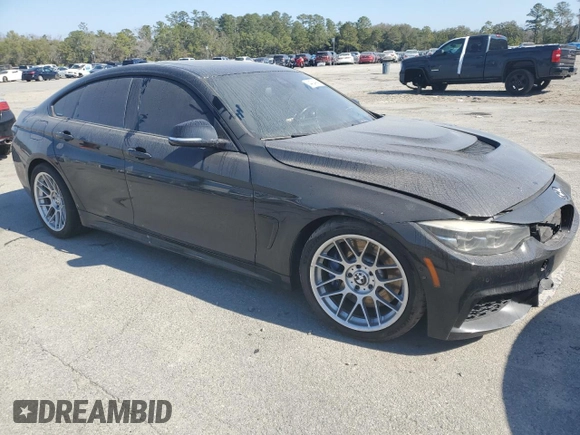 2018 BMW 4 Series 440i with VIN WBA4J5C5XJBF06282, listed as a Copart auction lot 44244945 with Not Provided miles and Salvage Title. Bid and sale history available at DreamBid. Image 4.