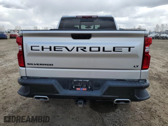 2021 Chevrolet Silverado 1500 LT Trail Boss with VIN 3GCPYFEL2MG130876, listed as a Copart auction lot 53039345 with 23,099 mi miles and Salvage Title. Bid and sale history available at DreamBid. Image 6.