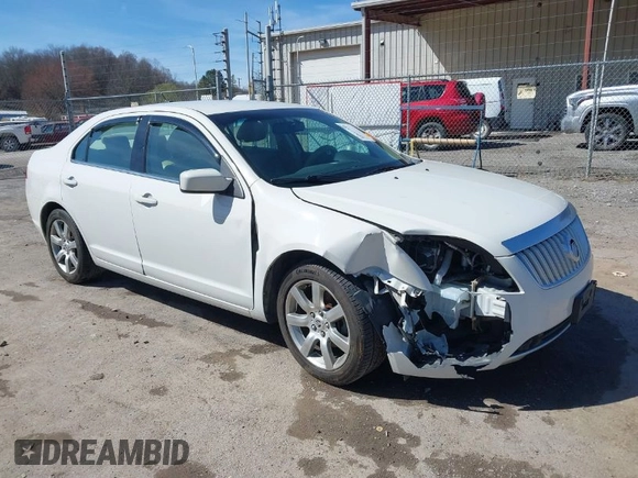 2010 Mercury Milan Premier with VIN 3MEHM0JA3AR637172, listed as a IAAI auction lot 41852920 with 123,538 mi miles and . Bid and sale history available at DreamBid. Image 1.